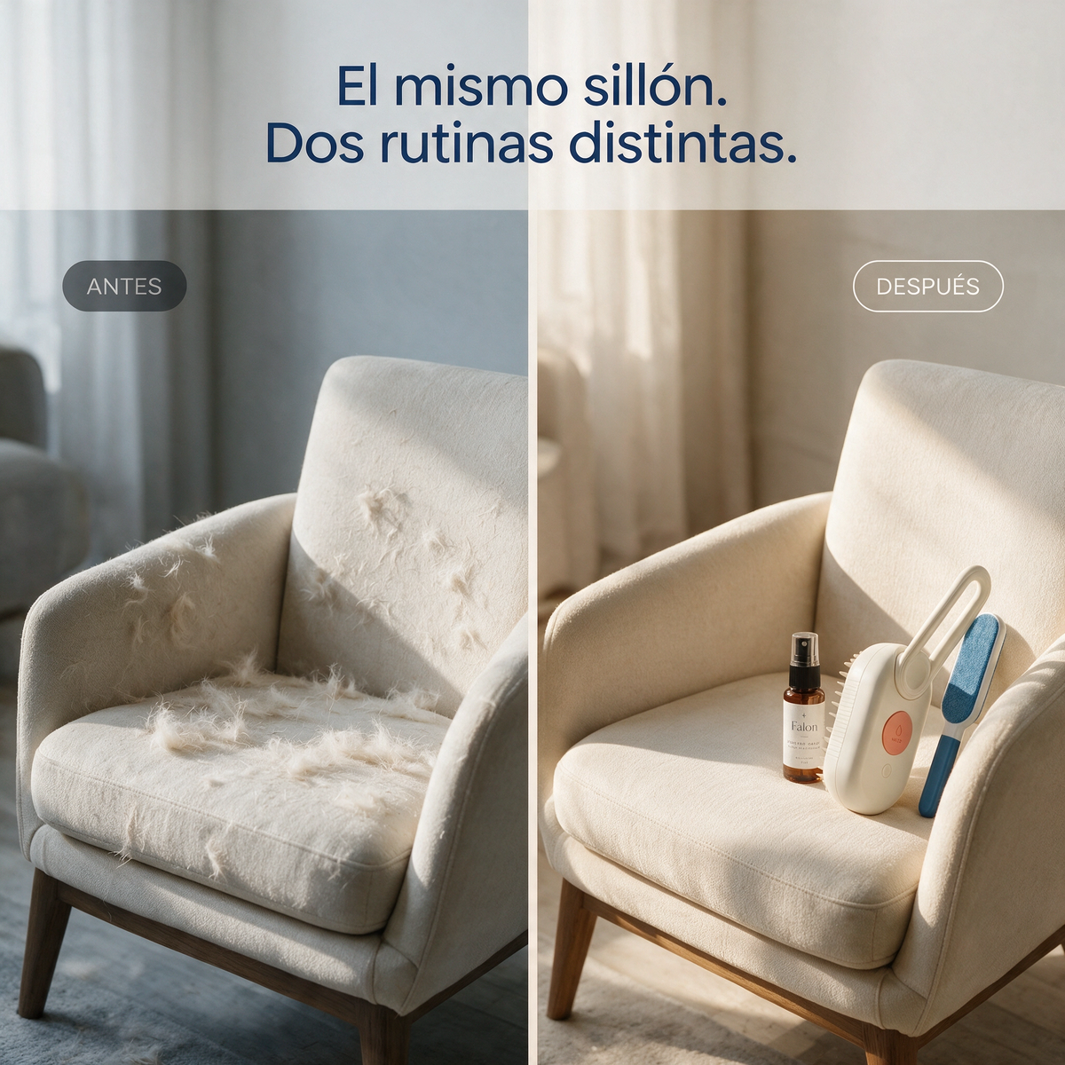Kit Falon — Cepillo a Vapor + Quitapelos + Fragancia