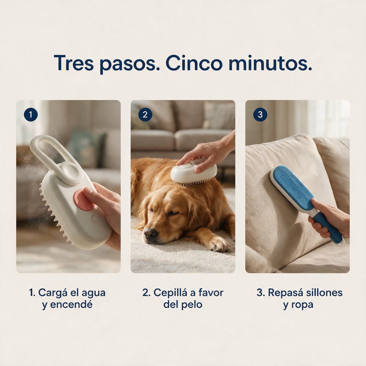Kit Falon — Cepillo a Vapor + Quitapelos + Fragancia
